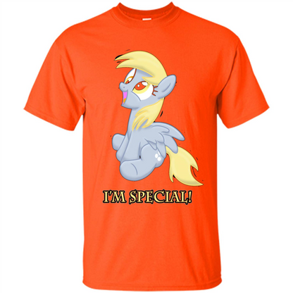 Cartoon Character T-shirt I'm special Orange