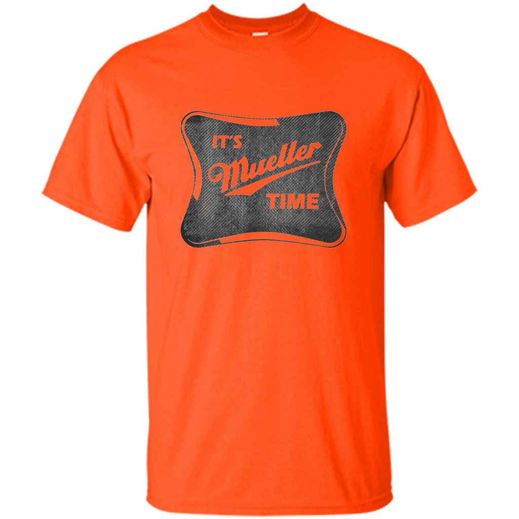 It's Mueller Time Distressed T-Shirt Orange