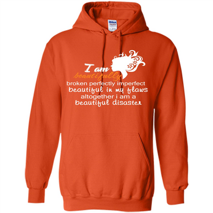 I Am Beautiful Disaster Orange