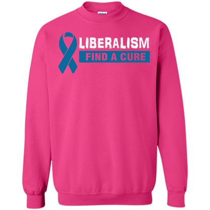 Cancer Awareness T-shirt Liberalism Find A Cure T-shirt Heliconia