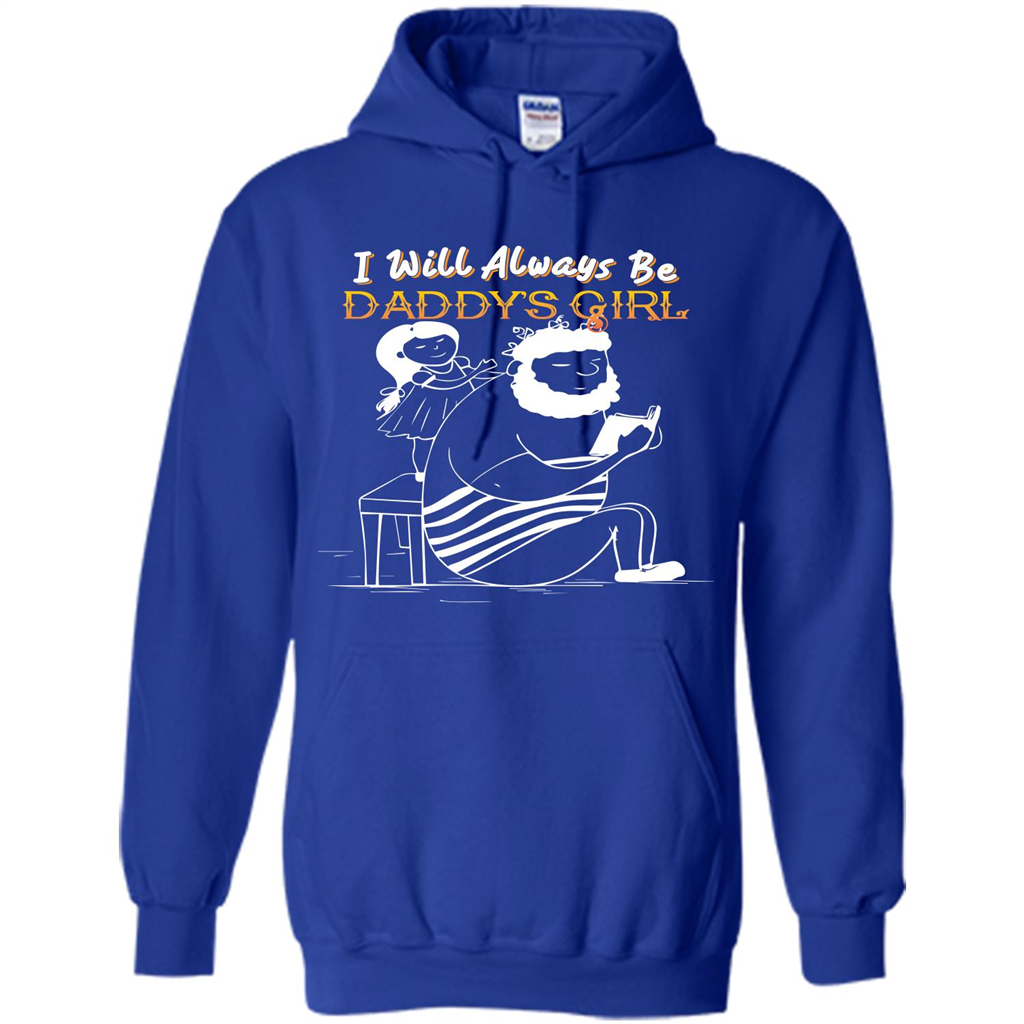 Daughter and Father T-shirt I Will Always Be Daddy‰۪s Girl T-shirt Royal