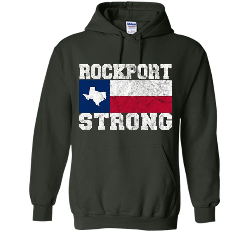 Rockport Strong, Rockport Pride, Rockport Texas T-shirt Forest Green