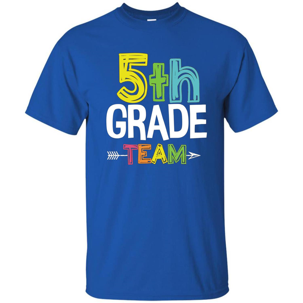 Back To School T-shirt Team Fifth Grade Teacher Royal