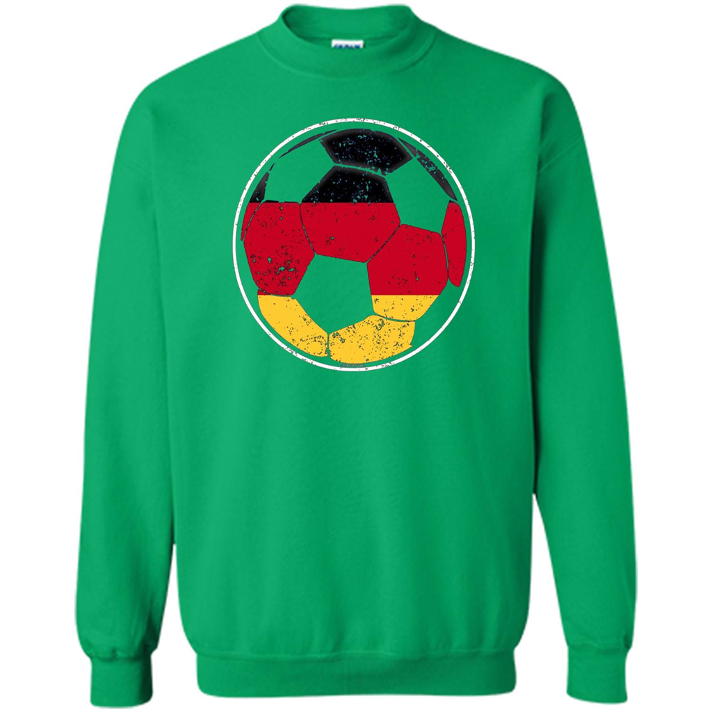 Germany Flag Soccer Ball Flag Soccer T-shirt Irish Green