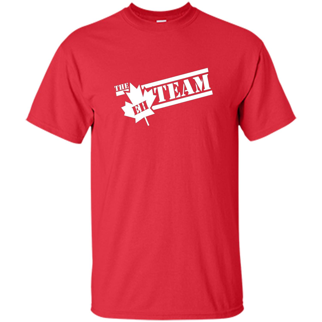Funny The EH Team Canada T-shirt Red