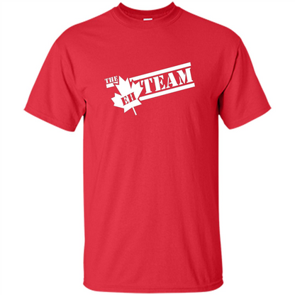 Funny The EH Team Canada T-shirt Red