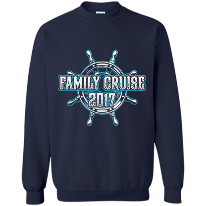 Family Cruise 2017 T-Shirt Family Vacation T-shirt Navy