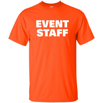 Event Staff T-shirt Orange