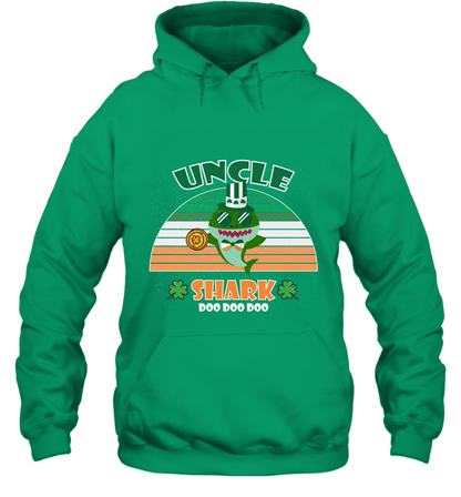 Irish Uncle Shark Saint Patricks Day Family Shirt Hoodie Irish