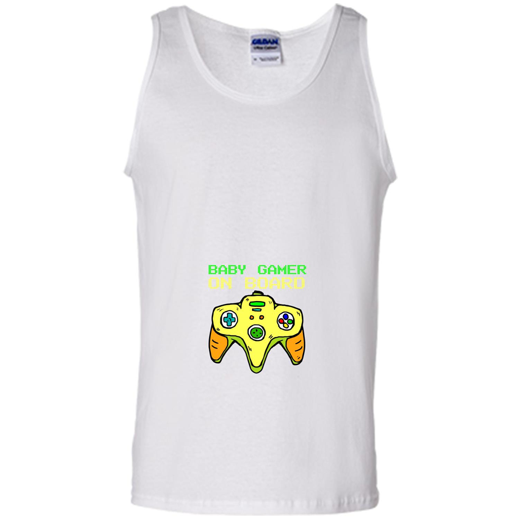 Pregnancy & Birth T-shirt Baby Gamer On Board White