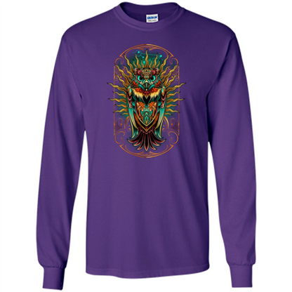 Owl Keeper T-shirt Purple