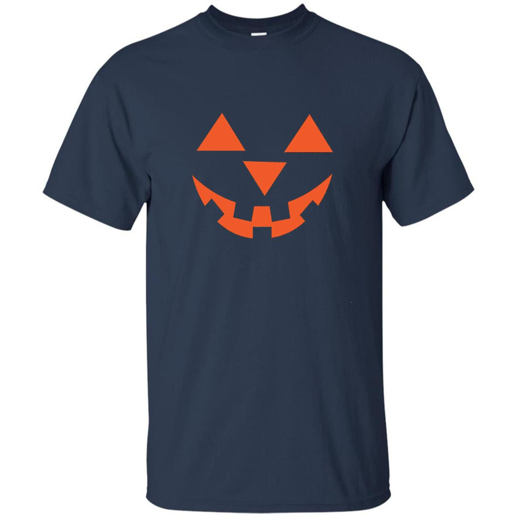 Pumpkin Head Jack O' Lantern Smiling Face Halloween T-shirt