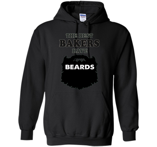 Baker T-shirt The Best Bakers Have Beards T-shirt Black