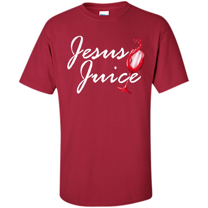 Wine T-shirt Jesus Juice Cardinal