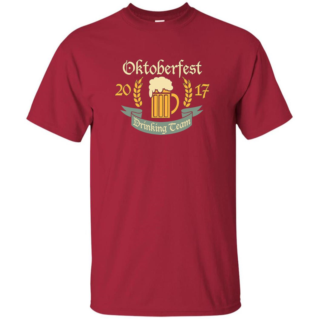 Oktoberfest Drinking Team 2017 T-shirt Cardinal