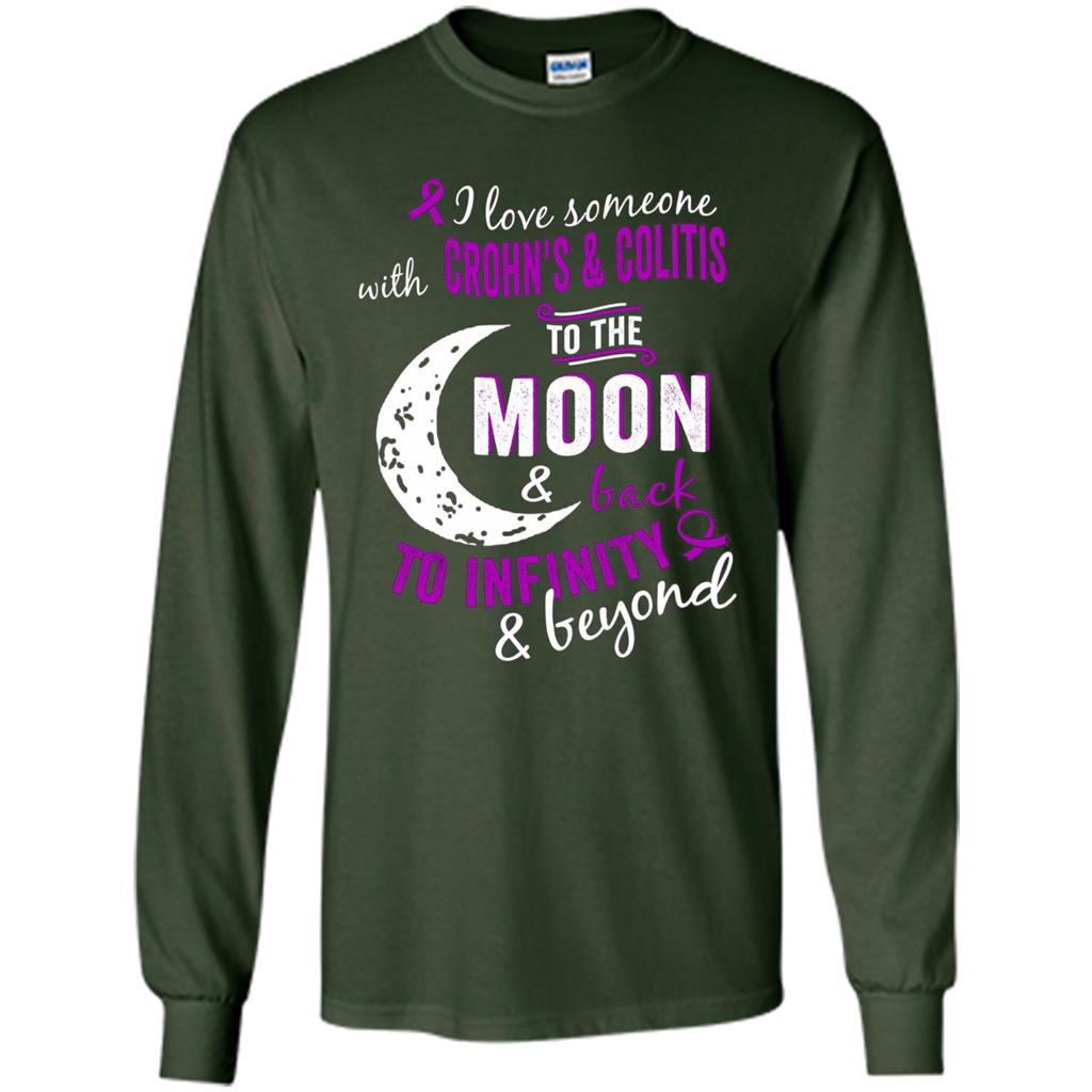 Crohn's and Colitis Awareness T-shirt Forest Green