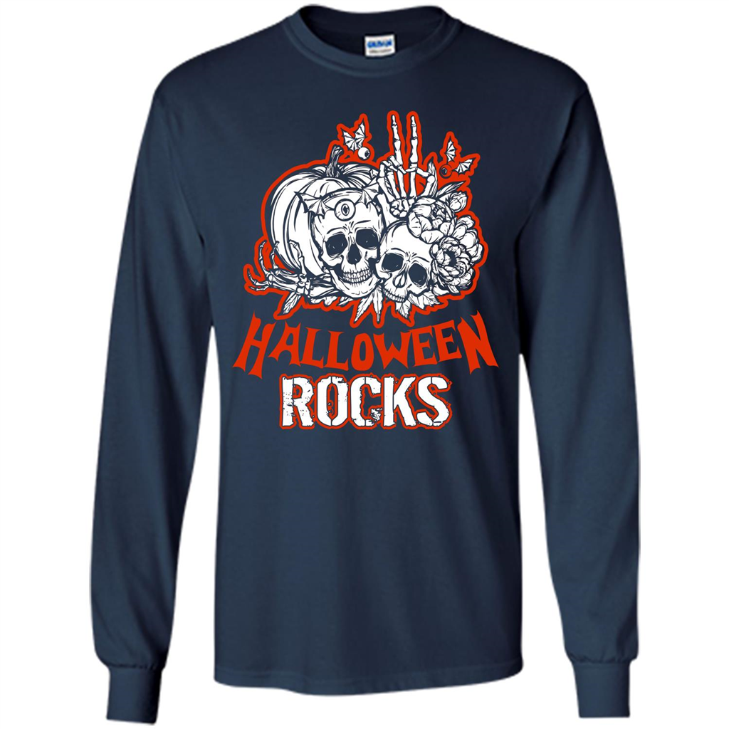 Halloween Rocks T-shirt Navy