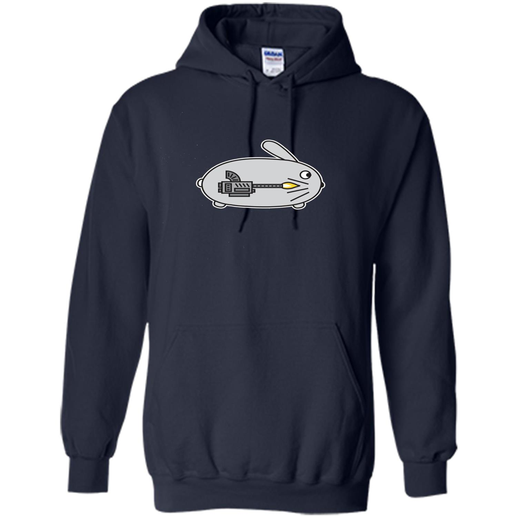 Bunny vs Dinosaur T-shirt Navy