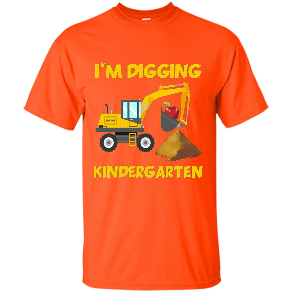 I'm Digging Kindergarten T-shirt Orange
