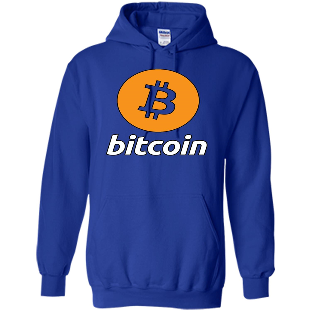 Bitcoin Logo Cryptocurrency BTC T-shirt Royal