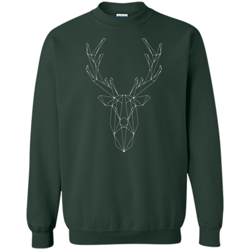 Wild Animals T-shirt Deer T-shirt Forest Green