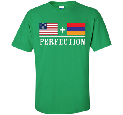 American + Armenian = Perfection Flag T-Shirt t-shirt Irish Green