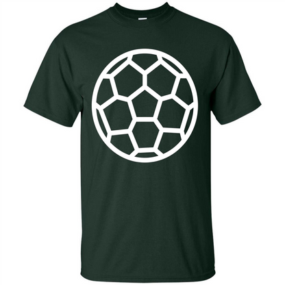 I Love American Soccer Ball Modern Sport T-shirt Forest Green