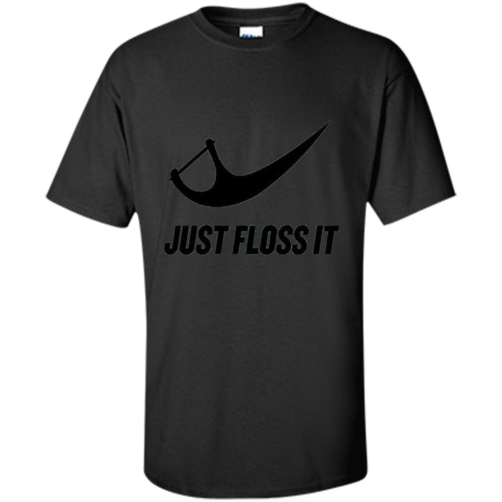 Just Floss It T-Shirt Black