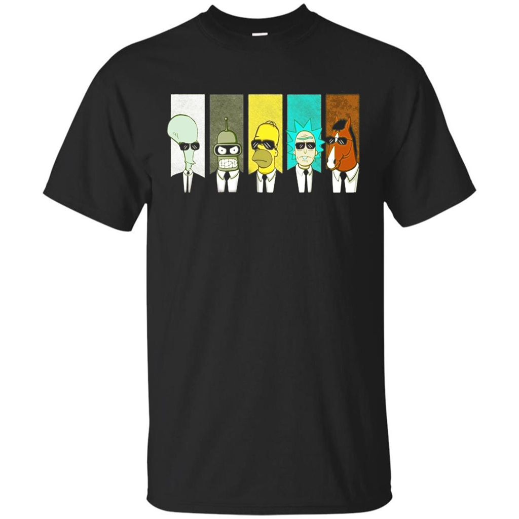 Form Into Rick And Go To The Morty T-shirt Black