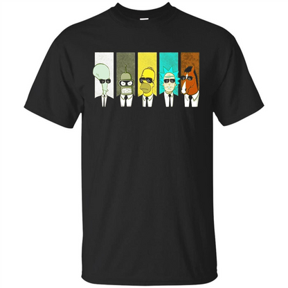 Form Into Rick And Go To The Morty T-shirt Black