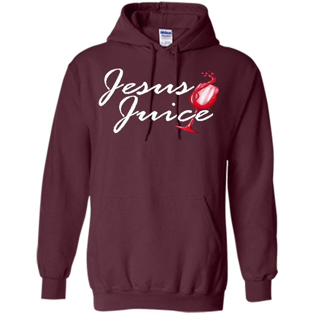 Wine T-shirt Jesus Juice Maroon