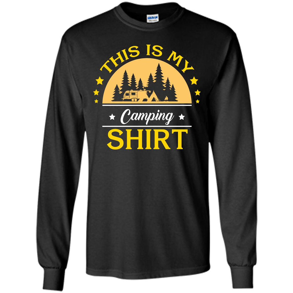 Camping T-shirt This Is My Camping Shirt T-shirt Black