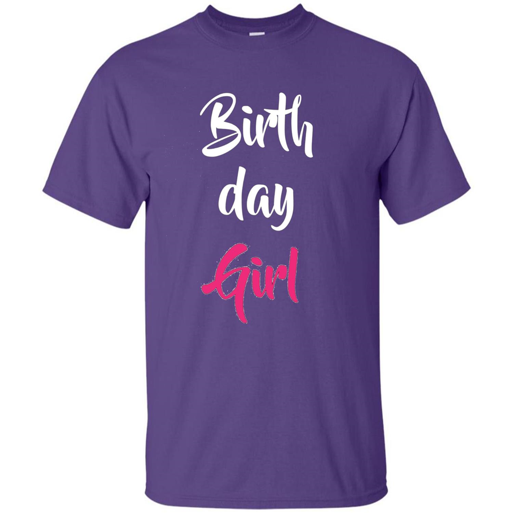 Birthday Girl T-shirt Pink Party Birthday T-shirt