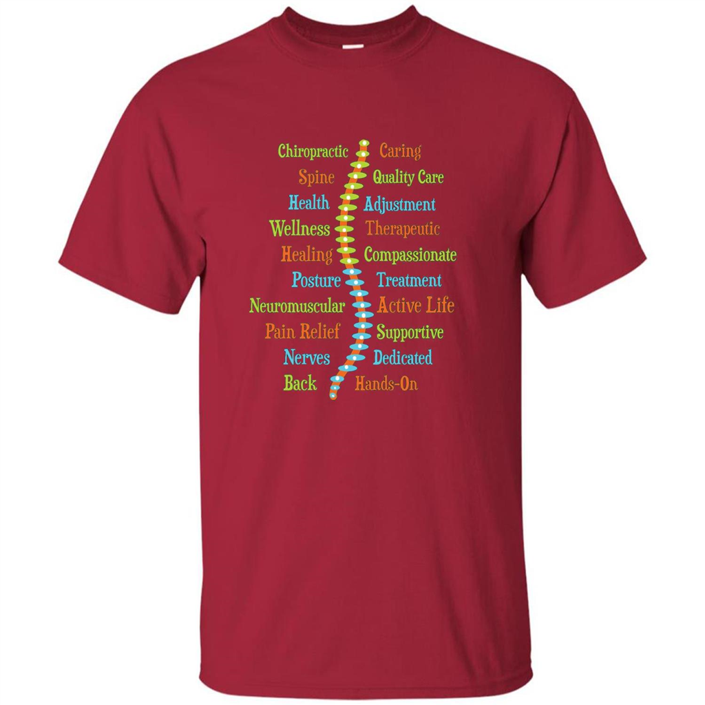 National Chiropractic Health Month Chiropracter T Shirt Cardinal
