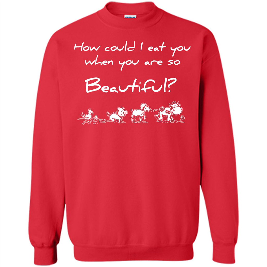 Animal T-shirt How Could I Eat You When You Are So Beautiful Red