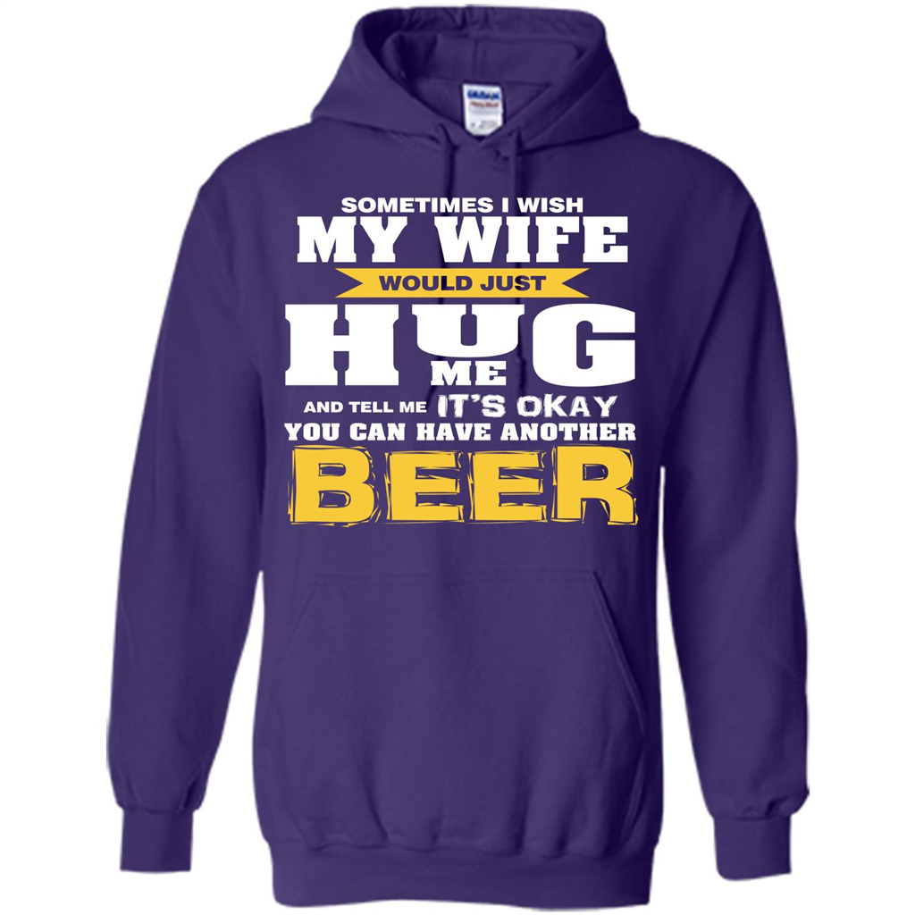 Beer Lover T-shirt You Can Have Another Beer T-shirt Purple