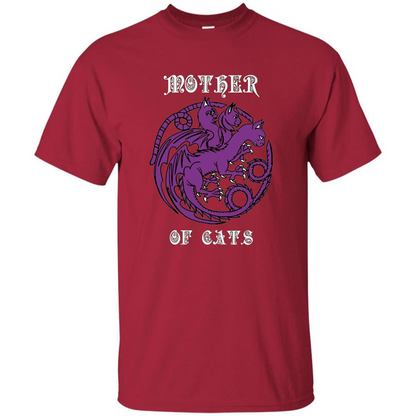 Mother Of Cats T-shirt Cardinal