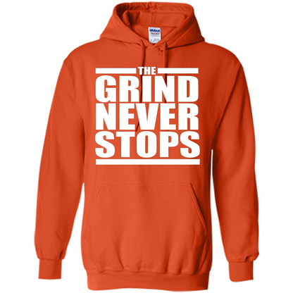 The Grind Never Stops T-shirt Orange