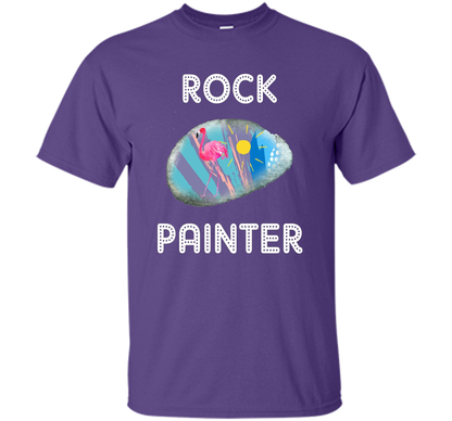 Rock Painter Shirt for People Who Paint Rocks or Hunt Rocks shirt Purple