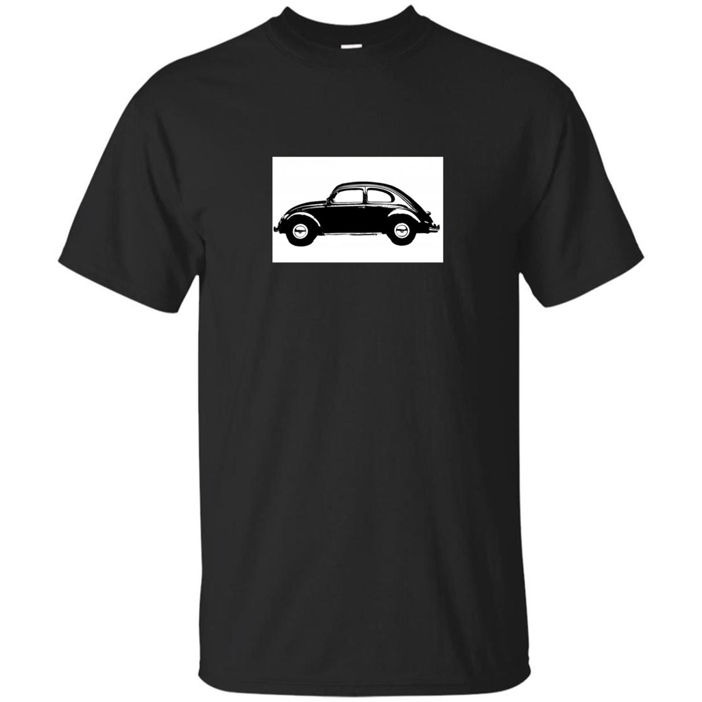 German Car T-shirt 1960's Beetle Black
