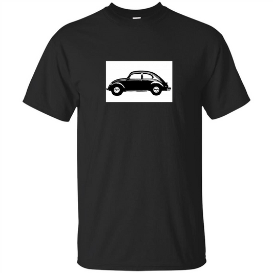 German Car T-shirt 1960's Beetle Black