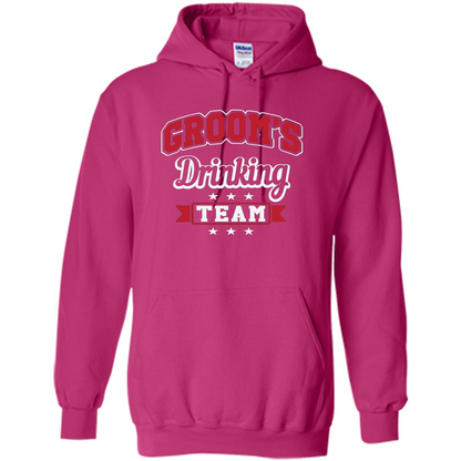 Funny Groom's Drinking Team T-shirt Bachelor Party