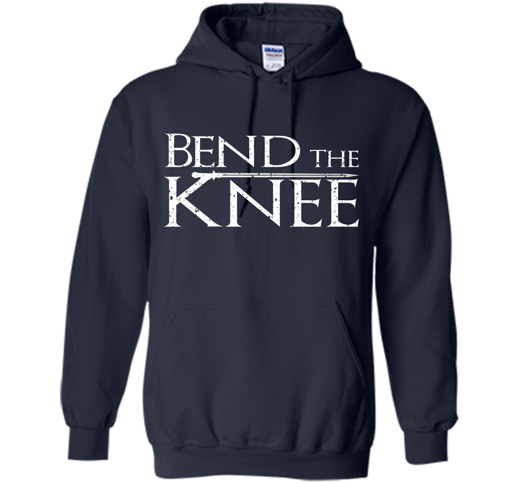 Game Of Thrones T-shirt Bend The Knee Lord T-shirt Navy