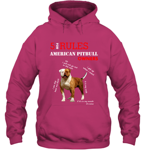 5 For Rules American Pitbull Owners ShirtUnisex Heavyweight Pullover Hoodie