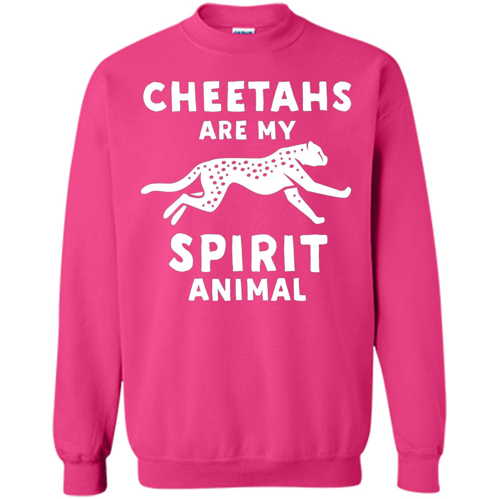 Cheetahs Are My Spirit Animal T-shirt Heliconia