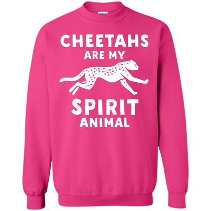 Cheetahs Are My Spirit Animal T-shirt Heliconia