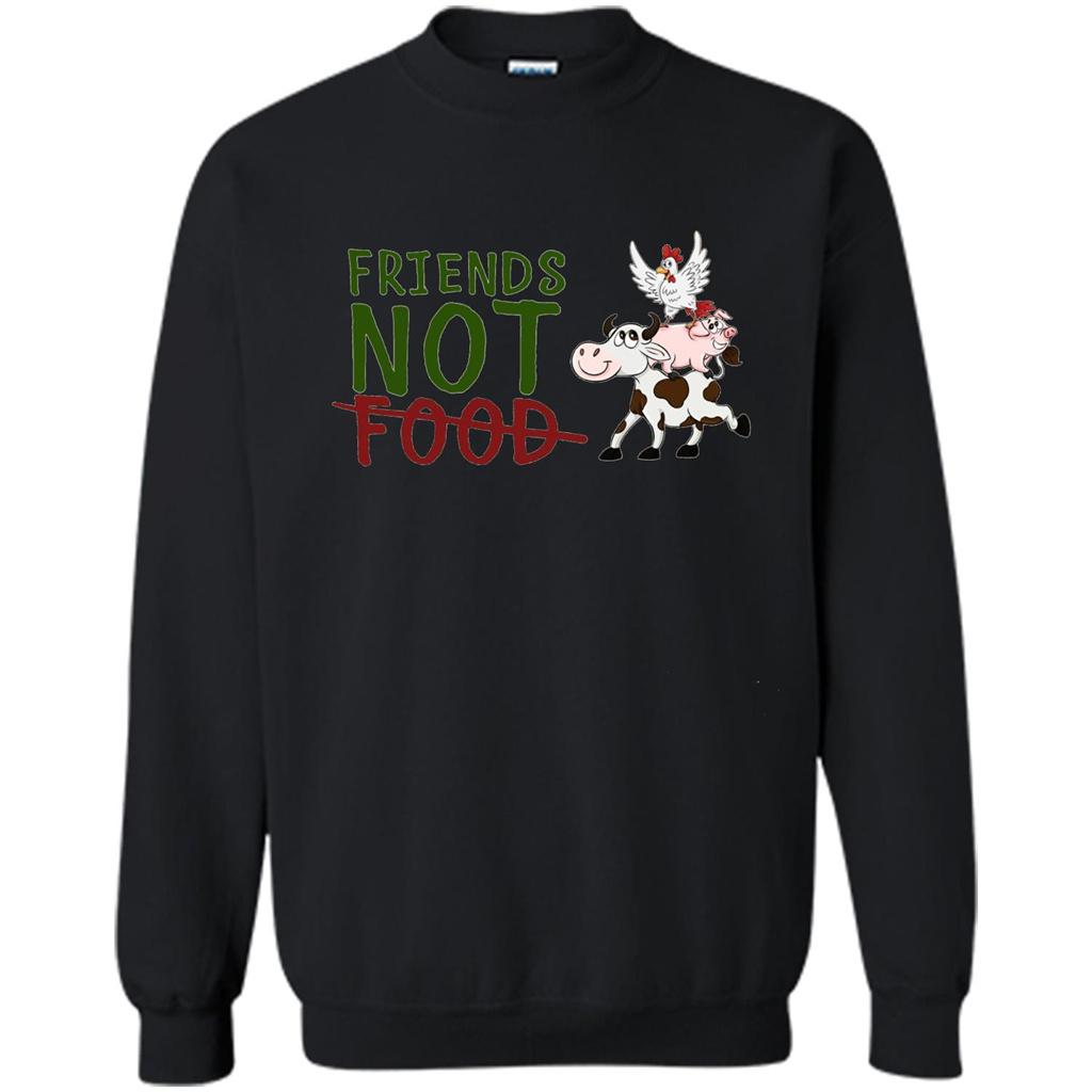 Friends Not Food T-Shirt Black