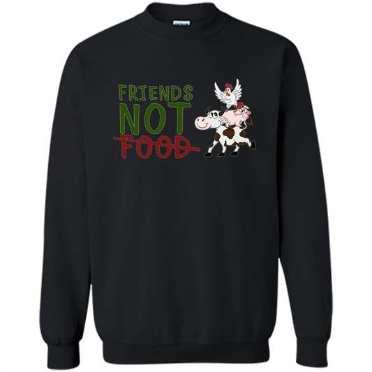 Friends Not Food T-Shirt Black
