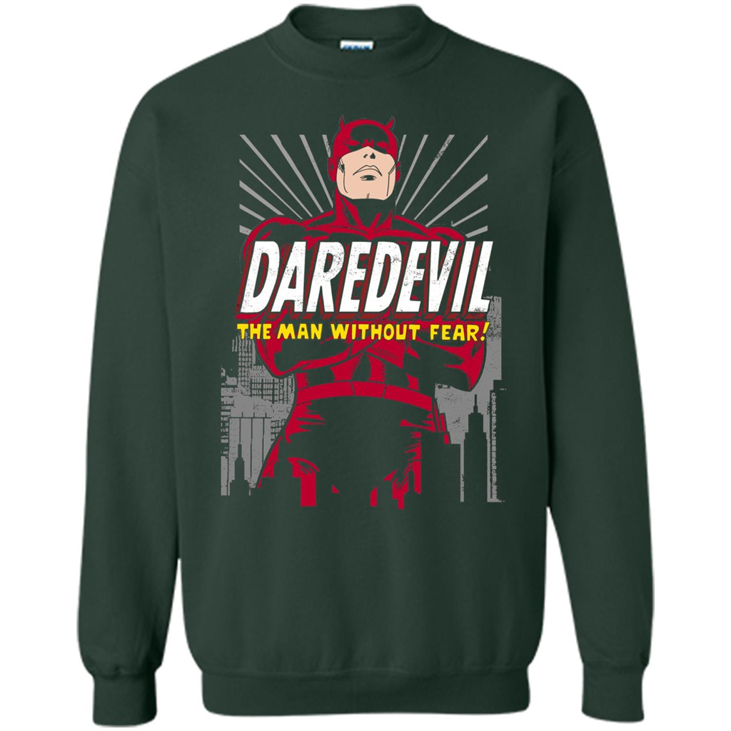Movies T-shirt Marvel Daredevil The Man Without Fear Forest Green