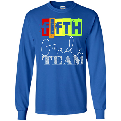 Fifth Grade Team T-shirt School Day T-shirt Royal